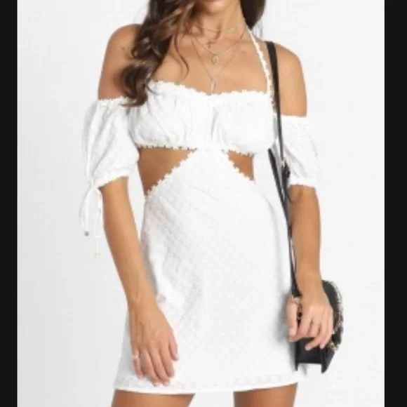 white christmas dresses Daisy Cut Out Dress – Roopa Pemmaraju main image 1
